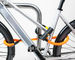 tex-lock Eyelet chain lock + D-lock shackle lock - acid orange
