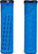 ODI CF v2.1 puños de manillar de bloqueo - blue-white/135 mm