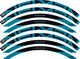 NEWMEN Felgen Decal Kit A.30 - turquoise/27,5"
