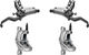 TRP EVO Pro freno de disco V+H set freno de disco - plata/Set/left/right (side-specific)
