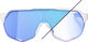100% S2 Photochromic Sports Glasses - bastille | blue mirror photochromic