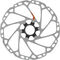 Shimano SM-RT64 Center Lock Brake Rotor for Deore w/ External Teeth - silver-black/220 mm