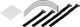 SKS Mudrocker Front Mudguard - black/91 mm