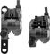 Shimano GRX v+h Set Scheibenbremse BR-RX810 + Di2 ST-RX815 - schwarz-grau | Set