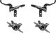Shimano Juego de frenos de disco XTR BL-M9200+BR-M9200 delantero+trasero - negro-plata/left/right (side-specific)/Set