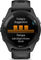 Garmin Forerunner 265 Smartwatch mit Schnellwechsel-Silikon-Armband 22 mm - schwarz
