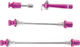 CONTEC SQR Select+ Sicherungs-Schnellspannset für VR, HR und Sattelstütze - ultra violet