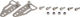 Pletscher Strebenendplatte Standard - universal