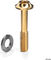 absoluteBLACK Vis de fixation d'étrier de frein M5 pour montage plat - gold | 27 mm