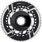 SRAM Road Red E1 2x12-speed Direct Mount Chainring Set - black-silver/46 