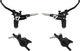 Hope Tech 4 X2 v+h Set Scheibenbremse mit Stahlflexleitung - black-black/Set/links/rechts (seitenspezifisch)