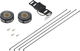 bc basic Urban Deore Center Lock Disc DT Swiss 533D 28" Wheelset - black | 28" Set (Front 12x100 Dynamo + Rear 12x142) Shimano Micro Spline