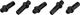 DT Swiss Écrous en Laiton Pro Lock® Squorx Pro Head® 2,0 mm - 5 pièces - noir