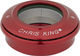 Chris King InSet i8 ZS44/28.6 - EC44/33 GripLock Headset - red/1 1/8" - 1 1/4" tapered/ZS44/28,6 - EC44/33