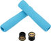 ESI FIT CR silicone handlebar grips - aqua | 130 mm