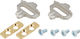 Xpedo Pedales de clip M-Force 8 CR - plata