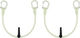 evoc Cargo Straps Spanngurte 2er-Pack - glow in the dark