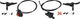 Shimano Set de Freins à Disque av+arr BR-MT500 + BL-MT501 J-Kit - noir/Ensemble/gauche/droite (spécifique)