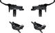 Shimano Ensemble de freins à disque XT BL-M8200+BR-M8220 - noir/gauche/droite (spécifique)/Ensemble