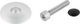 Cinelli Capuchon de Direction Top Cap - silver
