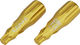 Lezyne CNC TLR Valve Caps - gold/Presta Valve (SV)