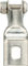 SON Niro Short Front Light Mount - silver