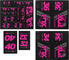Fox Racing Shox Heritage Fork and Shock Decal Kit Aufklebersatz bis Modell 2020 - pink