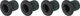 Shimano GRX FC-RX600 / FC-RX610 4-arm Chainring Bolts - black