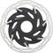 SRAM Centerline Rounded XR Center Lock Brake Rotors, 2-Piece - black-silver/160 mm