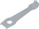 Unior Bike Tools Llave de platos 1668/2 - silver
