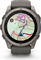 Garmin fēnix 9 AMOLED Sapphire DLC Titan 51 mm Multisport-Smartwatch - kieselgrau-titan