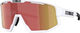 Bliz Lunettes de sport Fusion - matte white/smoke-red