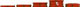 Wolf Tooth Components Anodized Bling Kit Aheadkappe- und Spacer-Set - red/universal