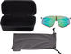 uvex pace perform CV Sportbrille - white matt/glossy green