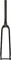 Seido RGT Carbon Gabel - black/100 mm/12 mm Steckachse/1 1/8" - 1,5" tapered/28"