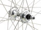 Miche Set de Roues pour Piste Pistard - noir-argenté/Non Boost/Non Boost/100 mm/28"/Pignon à vis/100 mm/Roue libre filetée/100 mm/120 mm