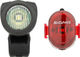 Sigma Set iluminación LED c. StVZO luz del. Aura 35 + luz trasera Nugget II - negro