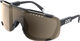 POC Lunettes de sport Devour Mid avec verre de rechange - uranium black | clarity trail-partly sunny silver