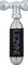 Lezyne Control Drive CO2 pump head with 16 g CO2 cartridge - silver