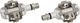 Hope Union RC Clipless Pedals - silver