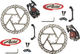 Avid BB7 MTB Front+Rear Disc Brake Set w/ Brake Rotor - graphite/Set/without