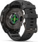 Garmin fēnix 9 AMOLED Sapphire DLC Titan 47 mm Multisport-Smartwatch - schwarz-carbongrau