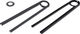 Hebie Chainglider 350 Full Chain Guard Bosch Front Part Long Version - black