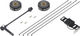 bc basic Urban Deore Center Lock Disc DT Swiss 533D 28" Wheelset - black | 28" Set (Front 12x100 Dynamo + Rear 10x135) Shimano Micro Spline