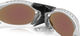 Oakley Plantaris Brille - x silver | prizm sapphire