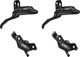 SRAM DB8 Stealth v+h Set Scheibenbremse - diffusion black anodized/Flip-Flop (seitenunspezifisch)/Set