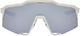 100% Lunettes de Sport Speedcraft Hiper - matte white/hiper blue multilayer mirror