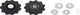 Shimano Galets de Dérailleur pour Ultegra, XT, Saint 9/10 vitesses - 1 paire - universal/11 dents