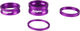 Hope Kit de entretoises Space Doctor pour 1 1/8" - purple