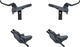Shimano Deore v+h Set Scheibenbremse BR-M6100 J-Kit - schwarz/Set/links/rechts (seitenspezifisch)